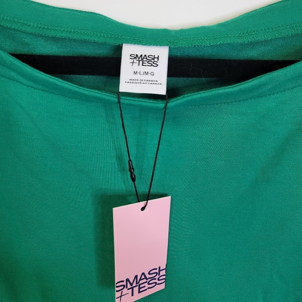 Smash + Tess  ALL DAY MIDI DRESS IN HOLLY GREEN - Picture 4 of 9